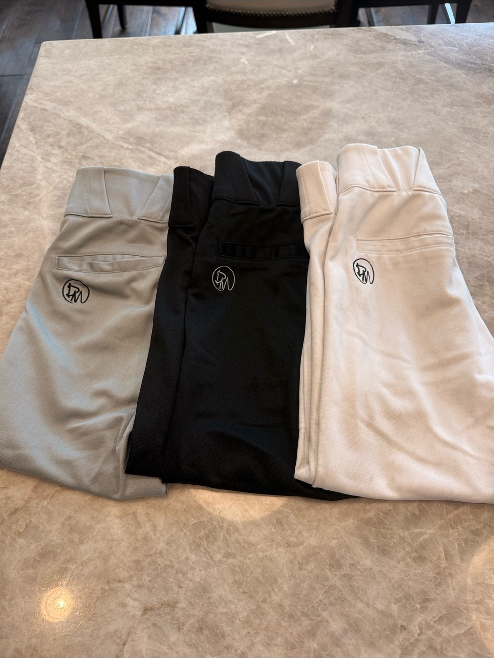 3 pairs of boys DIRTY MIDS baseball pants, size YOUTH